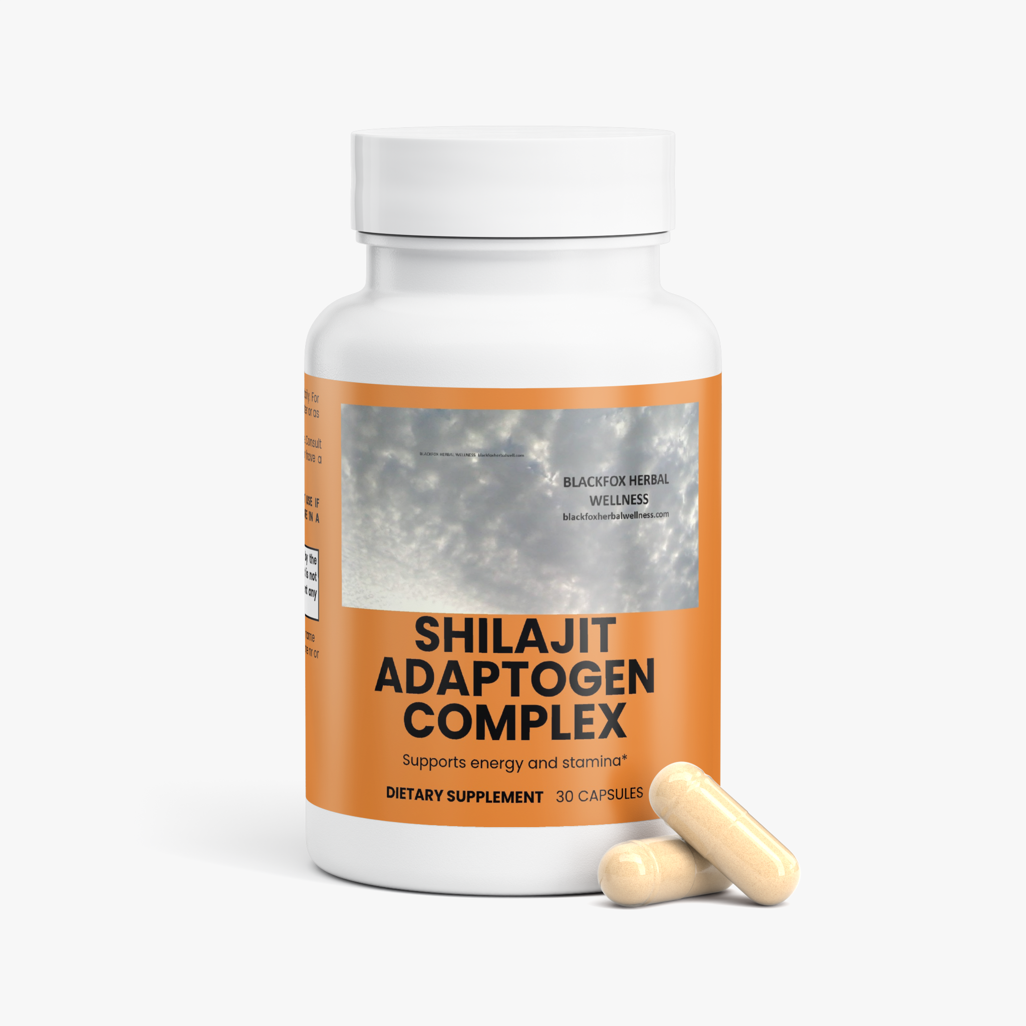 Shilajit Adaptogen Complex BLACKFOX HERBAL WELLNESS   blackfoxherbalwellness.com